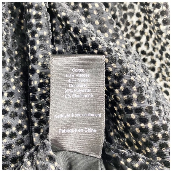 ASTR The Label‎ Label Florence Top in Black Velvet Dot Size XS - Picture 11 of 11